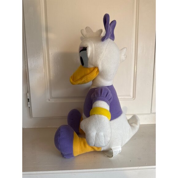 Disney Daisy Duck Plush Toy White Purple Outfit Just Play Collectible Soft Doll - Picture 5 of 5